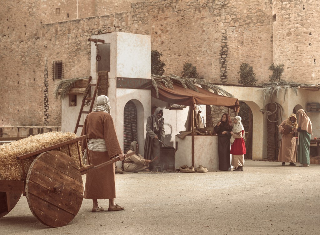 Belén Viviente representado por la Asociación Artística de Pobladores Elche