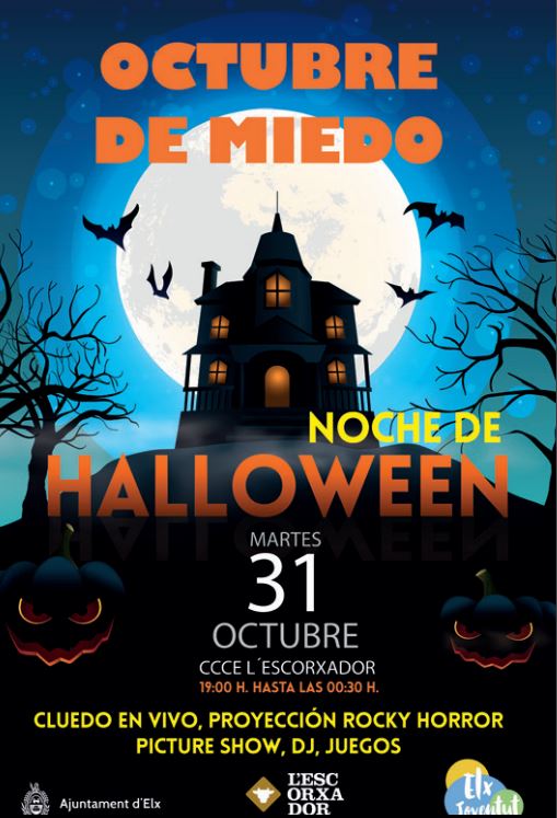 Actividades de Halloween para jóvenes en el Centro Cultural L'Escorxador