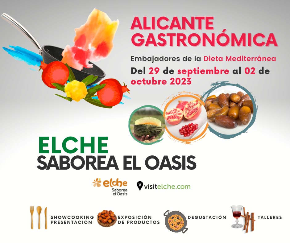 Cartel de la V edición de Alicante Gastronómica en Ifa Elche