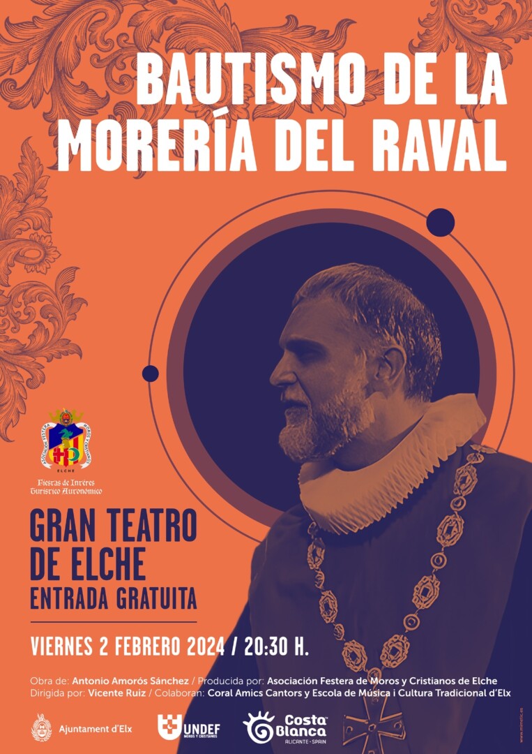 Cartel de la representación de la Morería del Raval