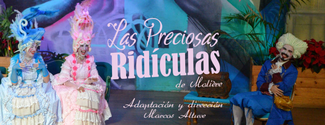 Cartel de Las preciosas ridículas en L'Escorxador de Elche