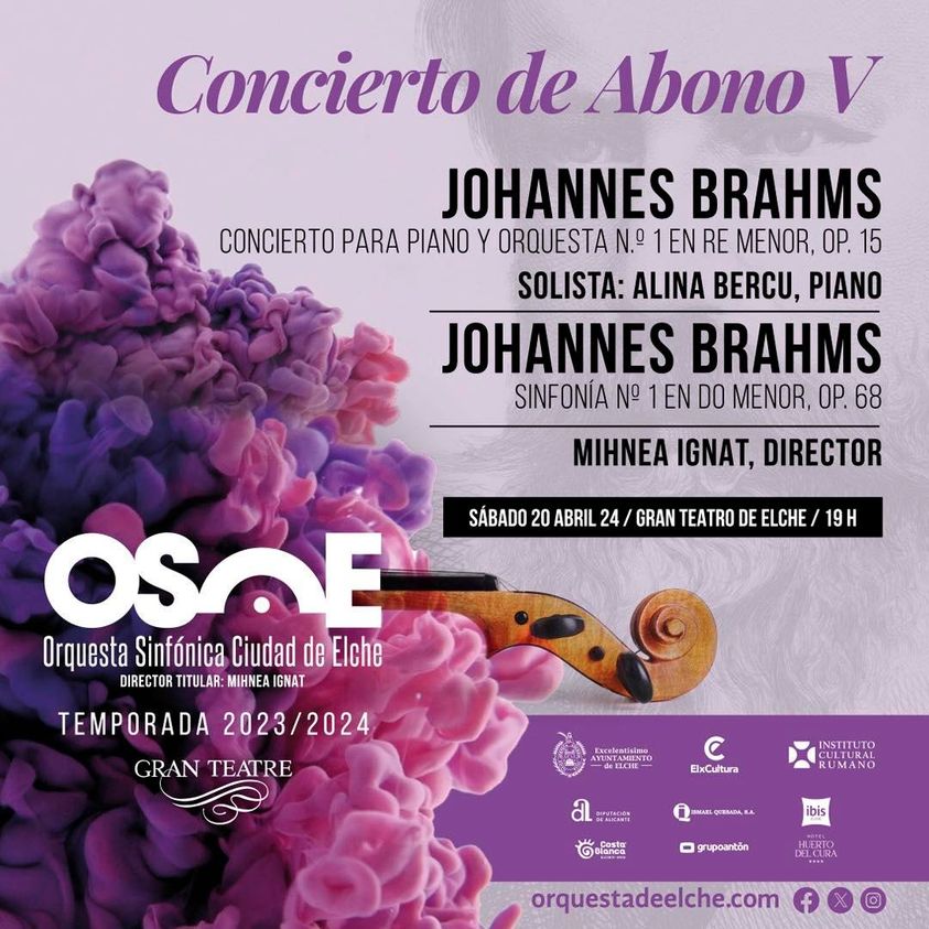 Concierto de la OSCE el 21 abril en el Gran Teatro de Elche