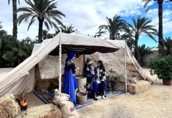 Campamento de los Reyes Magos en la Torre de los Vaillos Elche