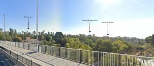 Vistas desde el Puente del Ferrocarril Elche