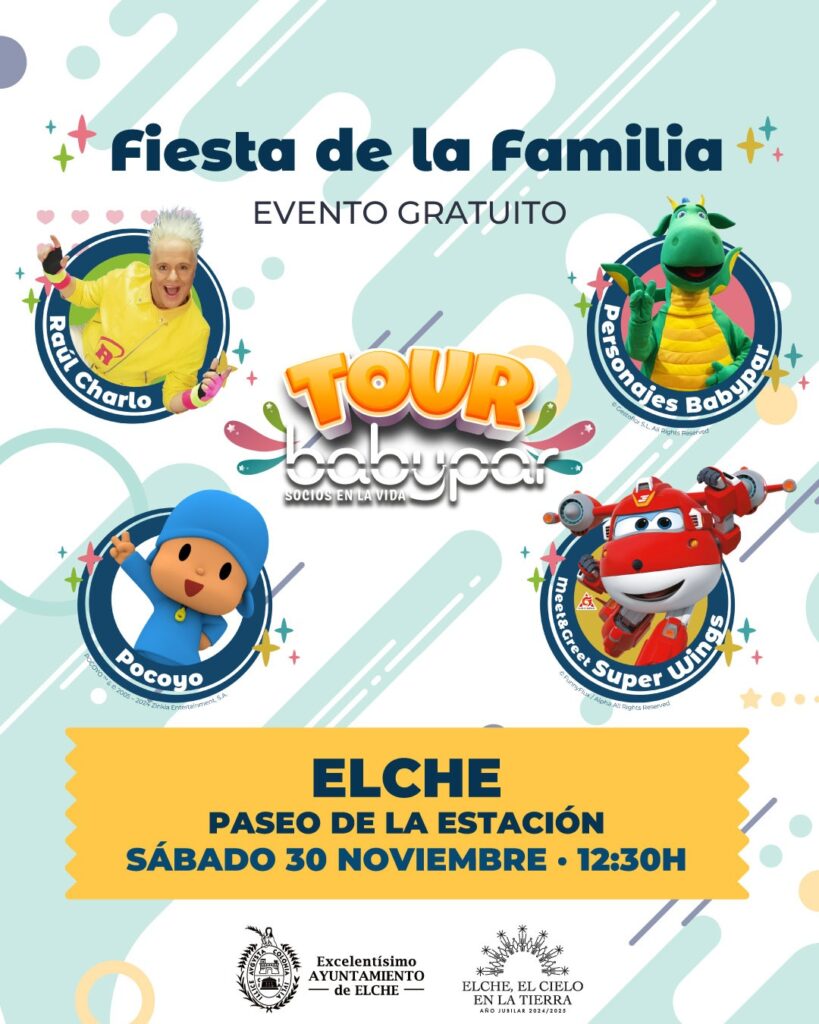 Cartel Día de la Familia en Elche