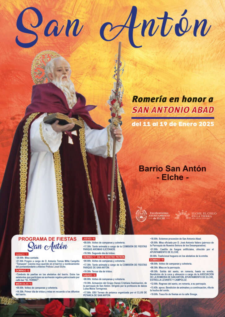 Fiestas San Antón Elche 2025