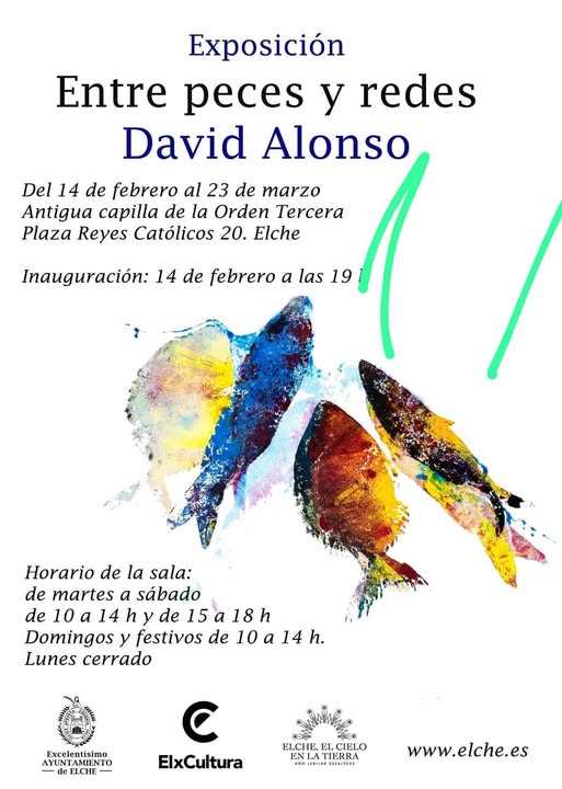 Exposición Entre peces y redes de David Alonso